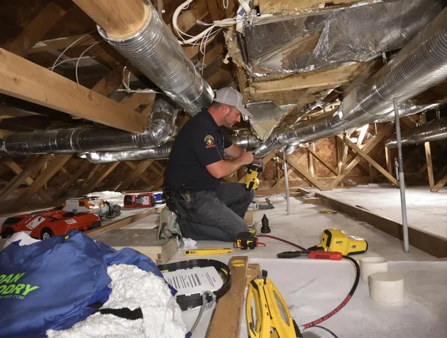 Professional air duct repair by Smithfield Air Duct Cleaning in Smithfield
