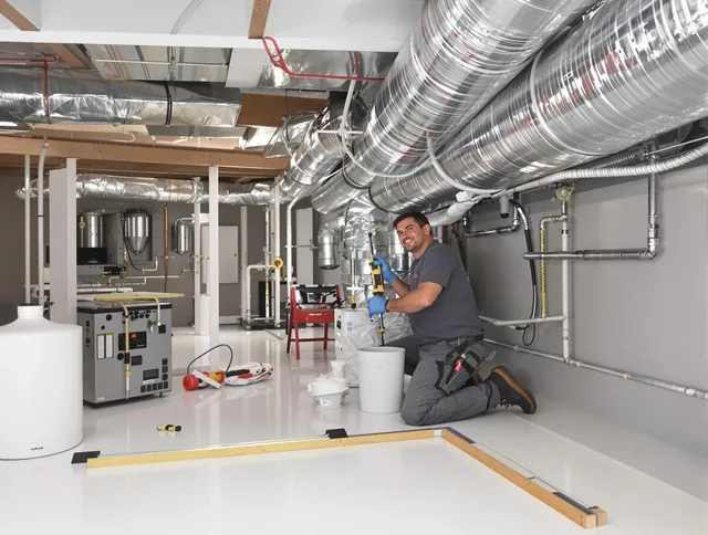 Professional duct sealing service by Smithfield Air Duct Cleaning in Smithfield