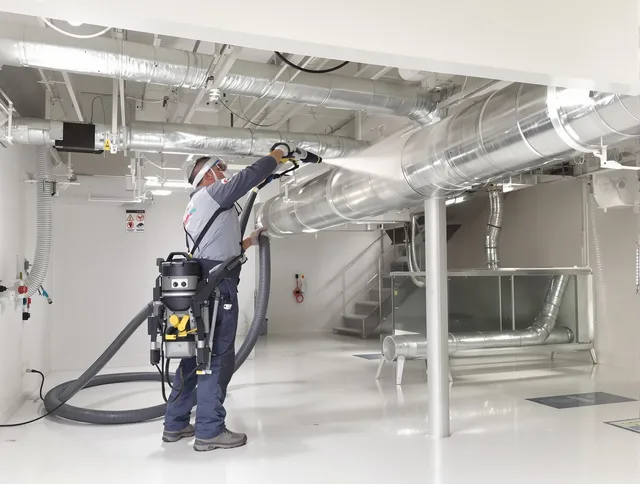 Professional central duct cleaning by Smithfield Air Duct Cleaning in Smithfield