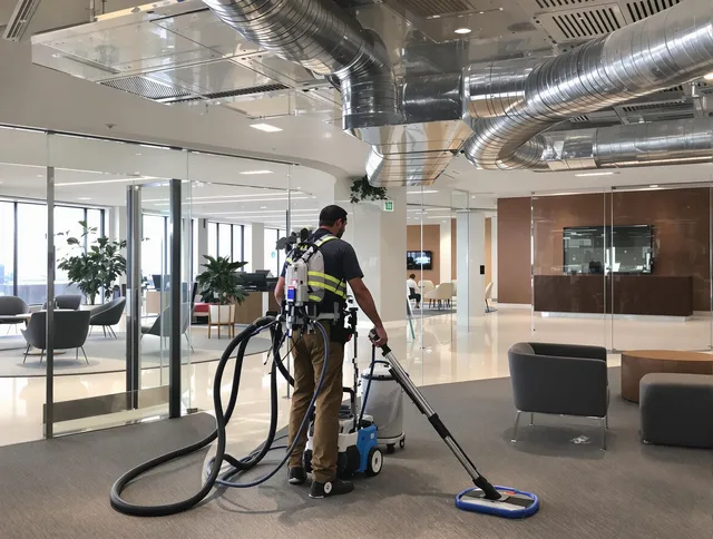 Commercial duct cleaning service by Smithfield Air Duct Cleaning in Smithfield