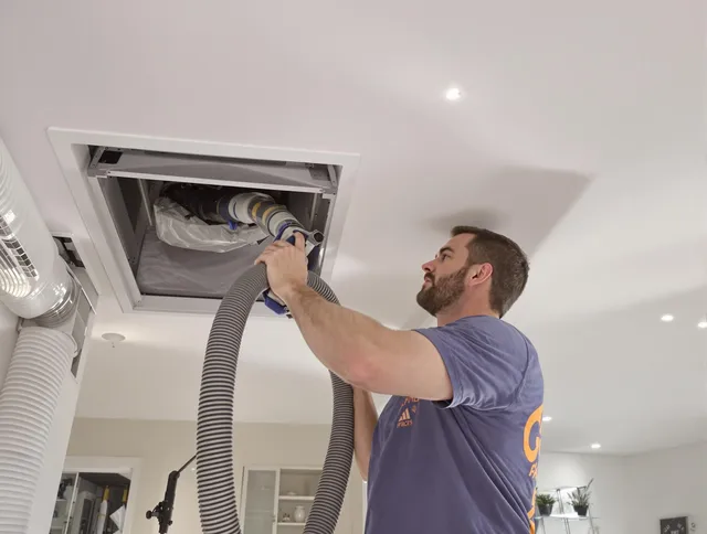 Precision indoor duct cleaning by Smithfield Air Duct Cleaning in Smithfield